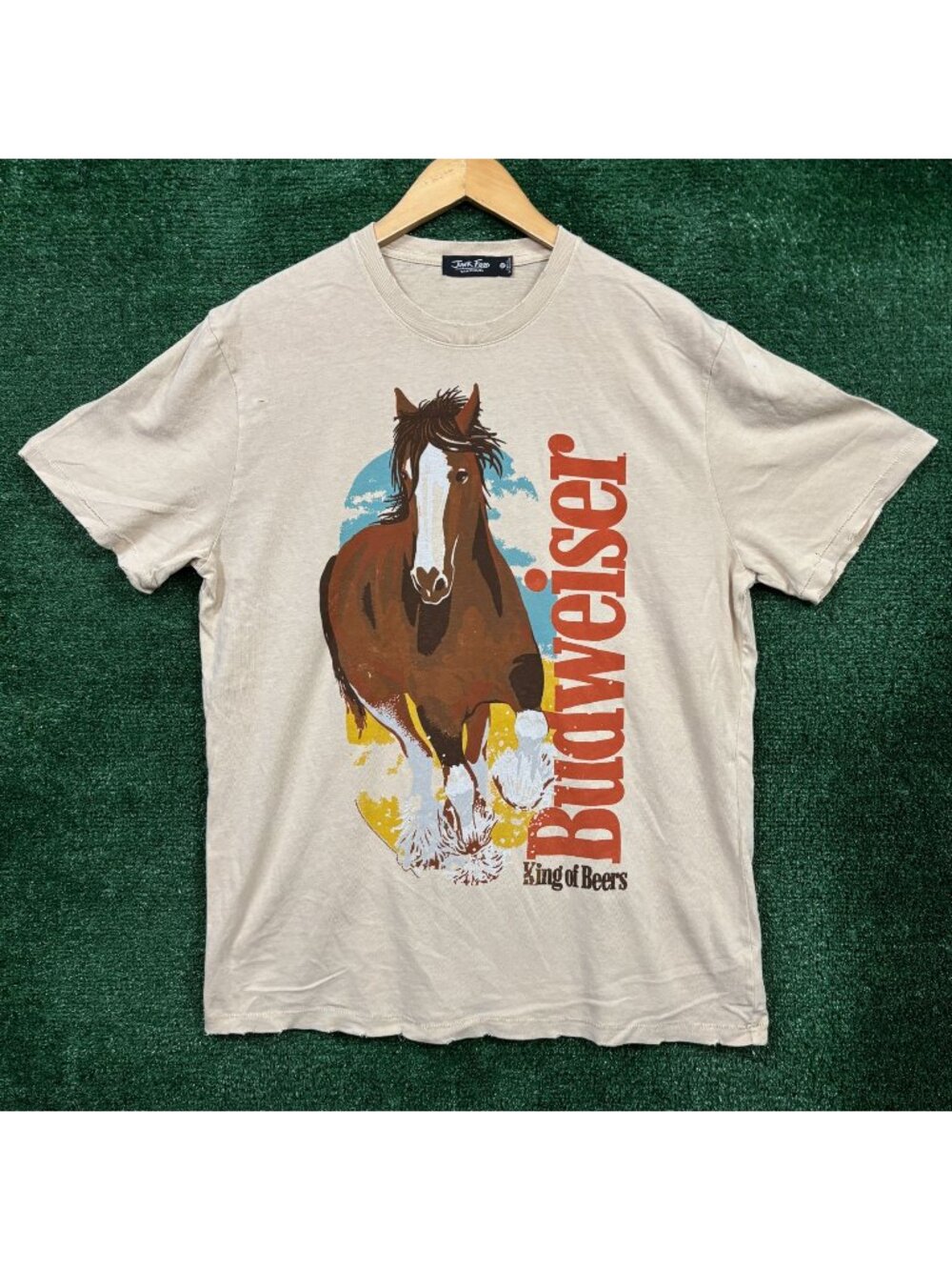 Budweiser Beer King of Beers Stallion T-Shirt Size Extra Large